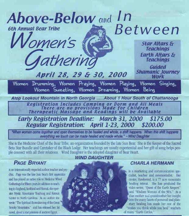 Women's 6th Annual Gathering Flyer